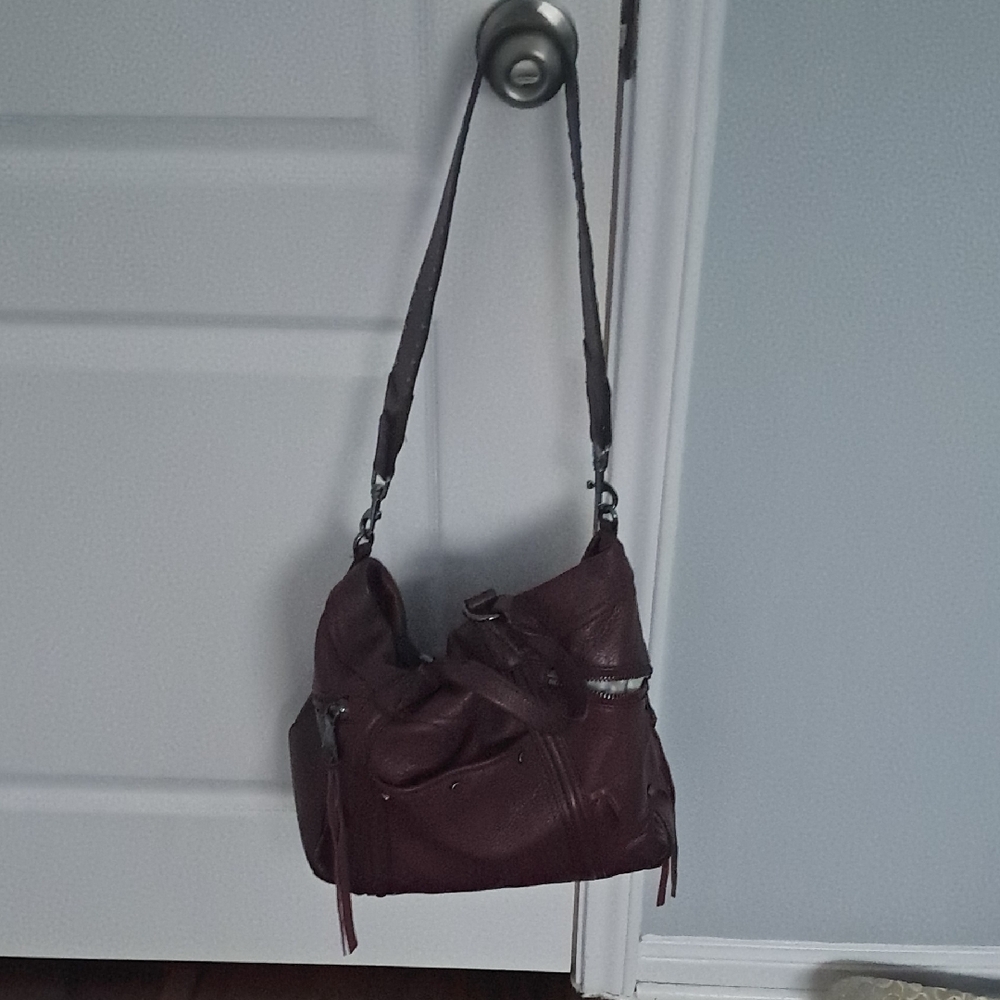 Elegant Burgundy Shoulder Bag